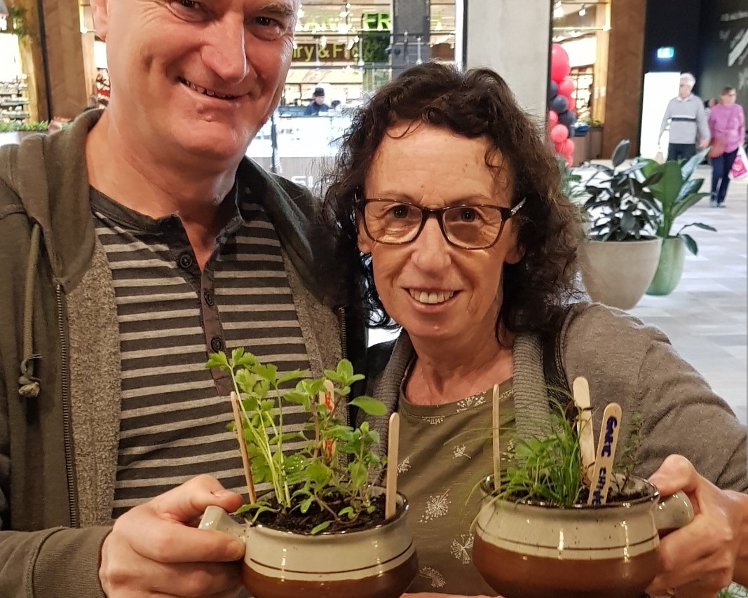 Adults enjoying a creative workshop